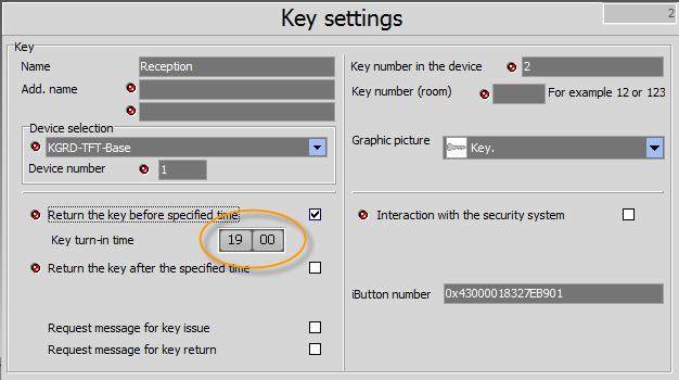 KeyGuard key management system faq key setting